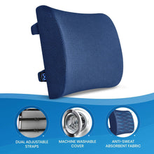 Load image into Gallery viewer, Everlasting Comfort Memory Foam Back Cushion Lumbar Support Pillow