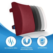 Load image into Gallery viewer, Everlasting Comfort Memory Foam Back Cushion Lumbar Support Pillow
