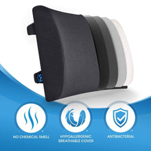 Load image into Gallery viewer, Everlasting Comfort Memory Foam Back Cushion Lumbar Support Pillow