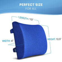 Load image into Gallery viewer, Everlasting Comfort Memory Foam Back Cushion Lumbar Support Pillow