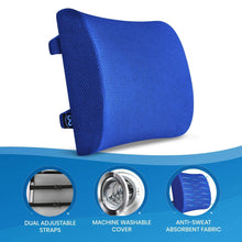Load image into Gallery viewer, Everlasting Comfort Memory Foam Back Cushion Lumbar Support Pillow
