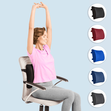 Load image into Gallery viewer, Everlasting Comfort Memory Foam Back Cushion Lumbar Support Pillow
