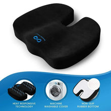 Load image into Gallery viewer, Everlasting Comfort Memory Foam Coccyx Seat Cushion for Office Chair