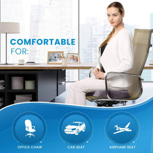 Load image into Gallery viewer, Everlasting Comfort Memory Foam Coccyx Seat Cushion for Office Chair