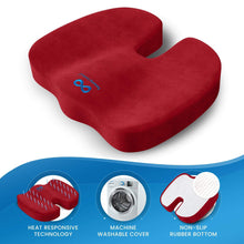 Load image into Gallery viewer, Everlasting Comfort Memory Foam Coccyx Seat Cushion for Office Chair
