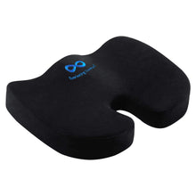 Load image into Gallery viewer, Everlasting Comfort Memory Foam Coccyx Seat Cushion for Office Chair Black