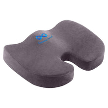 Load image into Gallery viewer, Everlasting Comfort Memory Foam Coccyx Seat Cushion for Office Chair Gray