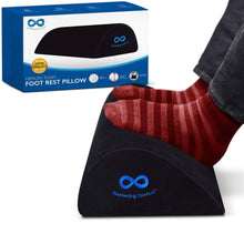 Load image into Gallery viewer, Everlasting Comfort Memory Foam Foot Rest Pillow Under Desk