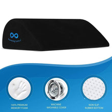 Load image into Gallery viewer, Everlasting Comfort Memory Foam Foot Rest Pillow Under Desk