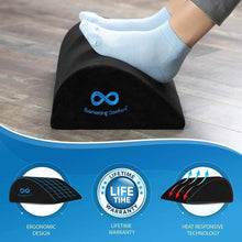 Load image into Gallery viewer, Everlasting Comfort Memory Foam Foot Rest Pillow Under Desk
