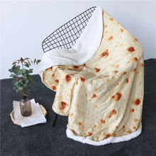 Load image into Gallery viewer, Mexican Burrito Tortilla Throw Blanket Soft Fleece For Home Lovers