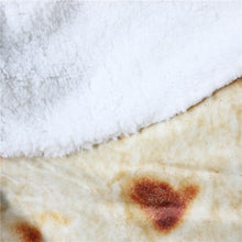 Load image into Gallery viewer, Mexican Burrito Tortilla Throw Blanket Soft Fleece For Home Lovers