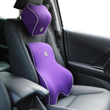 Load image into Gallery viewer, Orthopedic Memory Foam Lumbar Back Support Cushion & Headrest Pillow Beauty And Health For Drivers