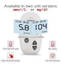 Load image into Gallery viewer, Accu Blood Glucose Meter Diabetes Tester Glucometer Accessories For Health Lovers