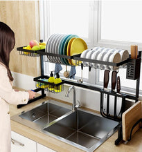 Load image into Gallery viewer, Stainless Steel Over The Sink Dish Drying Rack For Home Lovers