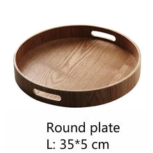 Load image into Gallery viewer, Japanese Wooden Coffee Table Serving Tray With Handles Houseware For Home Lovers