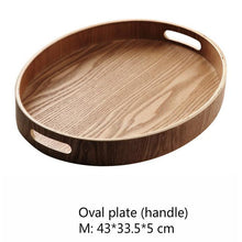 Load image into Gallery viewer, Japanese Wooden Coffee Table Serving Tray With Handles Houseware For Home Lovers