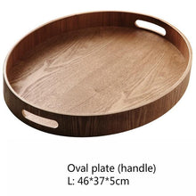 Load image into Gallery viewer, Japanese Wooden Coffee Table Serving Tray With Handles Houseware For Home Lovers
