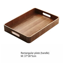 Load image into Gallery viewer, Japanese Wooden Coffee Table Serving Tray With Handles Houseware For Home Lovers