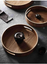 Load image into Gallery viewer, Japanese Wooden Coffee Table Serving Tray With Handles Houseware For Home Lovers