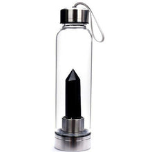 Load image into Gallery viewer, Natural Crystal Quartz Infused Water Bottle 500ML Beauty For Cooker