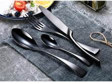 Load image into Gallery viewer, Luxury Stainless Steel 24-Piece Flatware Set Beauty And Health For Cookers