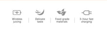 Load image into Gallery viewer, Juice Blender Portable Electric Juicer Smoothie Machine Processor Six Blade Mixing Juice