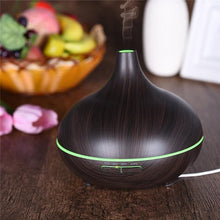 Load image into Gallery viewer, 300 ml Essential Oil Diffuser Dark Wood Grain