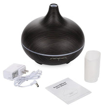 Load image into Gallery viewer, 300 ml Essential Oil Diffuser Dark Wood Grain in the Box