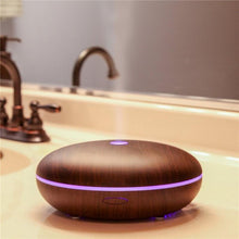 Load image into Gallery viewer, Kitchen Diffusing 350 ml Essential Oil Diffuser With Cool Mist & Color LED Dark Wood
