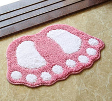 Load image into Gallery viewer, Footprint Bathroom Rug Mat Beauty For Home Decorations