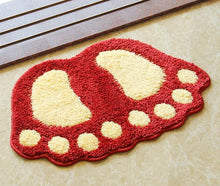 Load image into Gallery viewer, Footprint Bathroom Rug Mat Beauty For Home Decorations