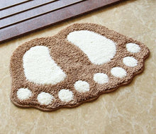 Load image into Gallery viewer, Footprint Bathroom Rug Mat Beauty For Home Decorations