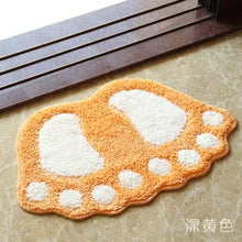 Load image into Gallery viewer, Footprint Bathroom Rug Mat Beauty For Home Decorations