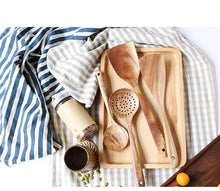 Load image into Gallery viewer, Thai Teak Natural Wood Kitchen Utensils Beauty And Health For Cookers