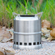 Load image into Gallery viewer, Portable Stainless Steel Camping Stove Burner For Cookers