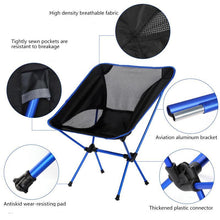 Load image into Gallery viewer, Travel Ultralight Folding Beach Chair For Home Lovers