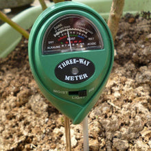 Load image into Gallery viewer, Plant Soil Meter 3 in 1 Help You Determine Exactly For Your Plant Best Gift for Garden Lover, For Horticulturist