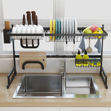 Load image into Gallery viewer, Stainless Steel Over The Sink Dish Drying Rack For Home Lovers