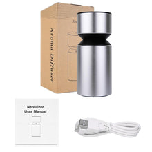Load image into Gallery viewer, In the Box for Nebulizing Diffuser Aluminium Alloy Pure Essential Oil Diffuser for Car