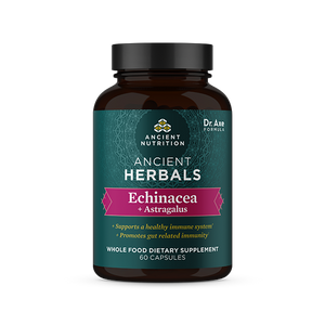 Ancient Herbals - Echinacea + Astragalus Supports a Healthy Immune System
Promotes Healthy Gut Function