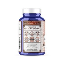 Load image into Gallery viewer, Multi Mushroom Capsules Made With Organic Mushrooms Powered By Fermentation,  Infused With Essential Oils, Boosts the Body’s Immune Defense
