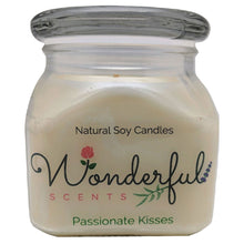 Load image into Gallery viewer, 12oz Scented Bakery Jar Candle Passionate Kisses Cotton Wick Glass Lid
