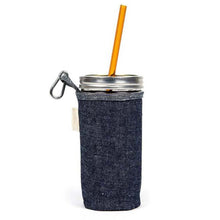 Load image into Gallery viewer, 24oz Venti Mason / Straw Combo Glass - 10" CLASSIC GLASS STRAW - Give Back Goods
