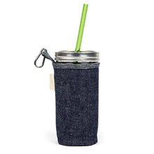 Load image into Gallery viewer, 24oz Venti Mason / Straw Combo Glass - 10" CLASSIC GLASS STRAW - Give Back Goods
