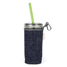 Load image into Gallery viewer, 24oz Venti Mason / Straw Combo Glass - 10" CLASSIC GLASS STRAW - Give Back Goods
