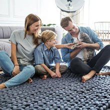 Load image into Gallery viewer, Handmade Warm Soft Chunky Knit Blanket For Home Lovers
