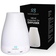 Load image into Gallery viewer, Aromatherapy 160 mL Essential Oil Diffuser - Cool Mist with Changing Colored LED Lights, Auto Shut-off, and Adjustable Mist Modes For Home Decorates
