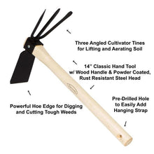 Load image into Gallery viewer, Garden Kneeler Seat With Cultivator Hoe Protects Your Knees, Clothes From Dirt &amp; Grass Stains For Garden Lovers
