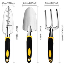 Load image into Gallery viewer, Garden Tools Set 4 Pieces Make Your Garden Work Became More Easily And Safety Gift For Gardeners

